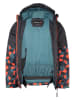 Trollkids Ski-/ Snowboardjacke "Hemsedal" in Schwarz/ Orange