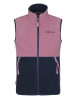 Trollkids Fleece bodywarmer "Kjerag" lichtroze/donkerblauw