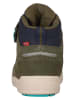 Trollkids Leder-Wanderboots "Gryllefjord Mid Cut" in Khaki