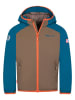 Trollkids Functionele jas "Halsafjord" bruin/blauw