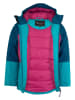 Trollkids Functionele jas "Hardanger" turquoise/roze