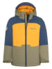 Trollkids Funktionsjacke "Hardanger" in Gelb/ Khaki/ Blau