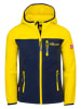 Trollkids Fleecejacke "Stavanger" in Gelb/ Dunkelblau