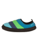 Trollkids Pantoffels "Hut Mule XT" blauw/groen
