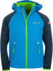 Trollkids Afritssoftshelljas "Rondane XT" lichtblauw/donkerblauw