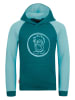 Trollkids Hoodie "Stavanger" turquoise