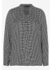 More & More Bluse in Schwarz/ Creme