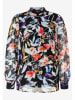 More & More Bluse in Schwarz/ Bunt