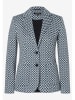 More & More Blazer wit/blauw