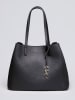 CXL by Christian Lacroix Leder-Schultertasche in Schwarz - (B)39 x (H)29 x (T)20 cm