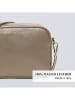 CXL by Christian Lacroix Leder-Umhängetasche "Montmartre" in Taupe - (B)22 x (H)14 x (T)8 cm