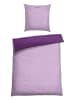 Schiesser Renforcé-Bettwäsche-Set in Lila