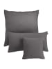Schiesser Jersey-Kissenhülle "Jessi" in Dunkelgrau
