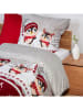 Schiesser Fijnbiber beddengoedset "Antoni" grijs/rood