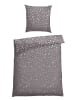 Schiesser Fijnbiber beddengoedset "Runa" grijs