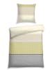 Schiesser Renforcé-Bettwäsche-Set "Flavio" in Blau/ Creme/ Gelb