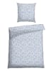 Schiesser Renforcé beddengoedset "Flower" lichtblauw