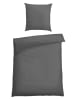 Schiesser Satin-Bettwäsche-Set "Ella" in Dunkelgrau