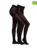 camano 2er-Set: Strumpfhosen "Everyday Premium Matt" in Schwarz - 60 DEN