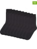camano 9er-Set: Socken in Schwarz