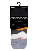 camano Socken in Schwarz/ Grau/ Hellblau