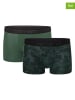 camano 2er-Set: Boxershorts in Grün