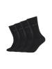 camano 4er-Set: Socken in Schwarz