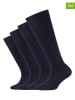 camano 4-delige set: kniekousen donkerblauw