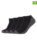 camano 4er-Set: Socken in Schwarz