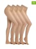 camano 4er-Set: Strumpfhosen in Beige - 20 DEN