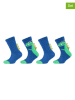 camano 4er-Set: Socken in Blau/ Grün