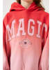Garcia Hoodie in Rot/ Rosa