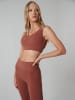Onamaste Sportbeha "Suzanna" roodbruin