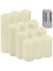 Onamaste 14tlg. LED-Kerzen-Set in Creme