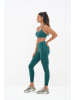 Onamaste Legginsy sportowe "Geneva" w kolorze turkusowym