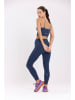 Onamaste Legginsy sportowe w kolorze granatowym