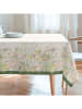 Mint Rugs Tafellaken "Floral And Tropical Orion" wit/groen/lichtroze