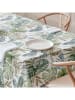 Mint Rugs Tischdecke "Floral And Tropical Betia" in Weiß/ Grün