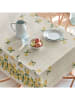 Mint Rugs Tafellaken "Natural Lemon" crème/geel/groen