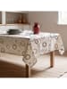 Mint Rugs Tischdecke "Nordic Lea" in Weiß/ Beige/ Braun