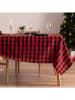 Mint Rugs Tafellaken "Christmas Xenia" rood/zwart