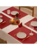 Mint Rugs Podkładki stołowe (2 szt.) "Christmas" w kolorze czerwonym - 50 x 40 cm