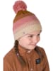 Hannah Bommelmütze "Ola" in Hellbraun/ Rosa