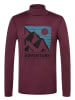super.natural Longsleeve "Adventure Turtle" bordeaux
