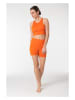 super.natural Szorty sportowe "Liquid Flow" w kolorze pomarańczowym