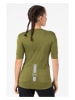 super.natural Koszulka kolarska "Grava" w kolorze khaki