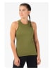 super.natural Top sportowy "Grava" w kolorze khaki