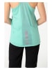 super.natural Top sportowy "Grava" w kolorze turkusowym