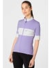 super.natural Koszulka kolarska "Grava" w kolorze lawendowym