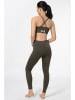 super.natural Legginsy sportowe "High Rise" w kolorze khaki